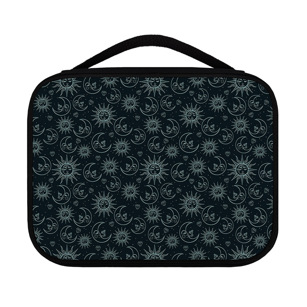 Blue Sun And Moon Pattern Print Classic Bible Case