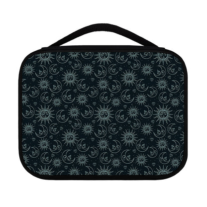 Blue Sun And Moon Pattern Print Classic Bible Case