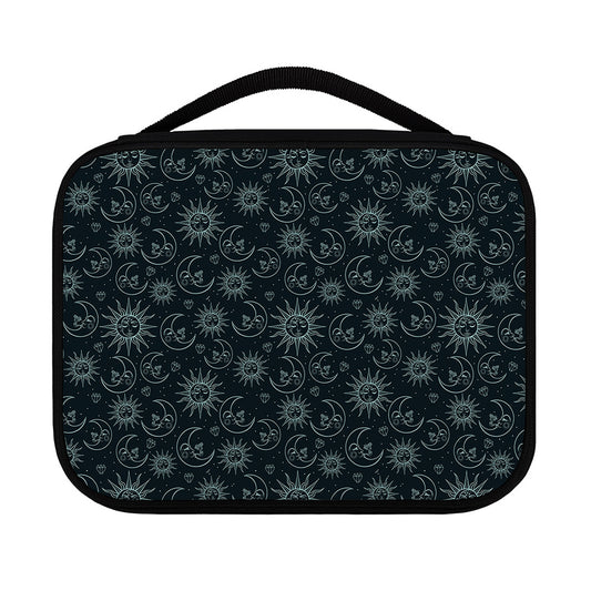 Blue Sun And Moon Pattern Print Classic Bible Case