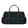 Blue Sun And Moon Pattern Print Duffel Bag