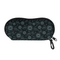 Blue Sun And Moon Pattern Print Glasses Case