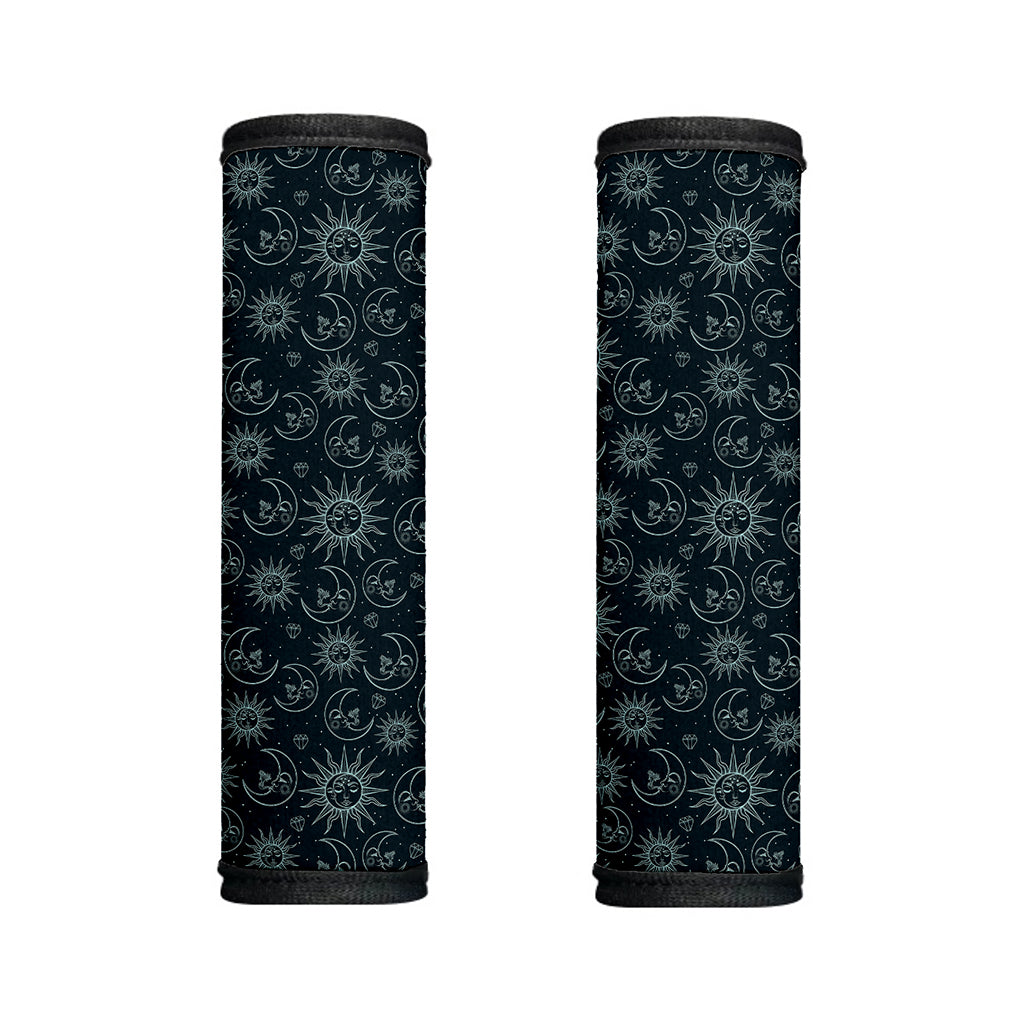 Blue Sun And Moon Pattern Print Handle Covers