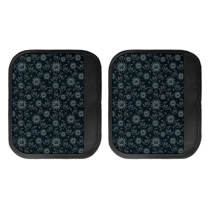 Blue Sun And Moon Pattern Print Handle Covers