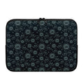 Blue Sun And Moon Pattern Print Laptop Sleeve