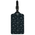 Blue Sun And Moon Pattern Print Luggage Tag