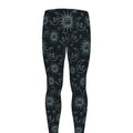 Blue Sun And Moon Pattern Print Men's Leggings