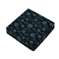 Blue Sun And Moon Pattern Print Outdoor Seat Cushion Cover