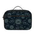 Blue Sun And Moon Pattern Print Portable Lunch Bag