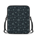 Blue Sun And Moon Pattern Print Rectangular Crossbody Bag