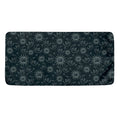 Blue Sun And Moon Pattern Print Towel