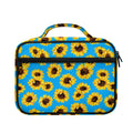 Blue Sunflower Pattern Print Briefcase Bible Bag