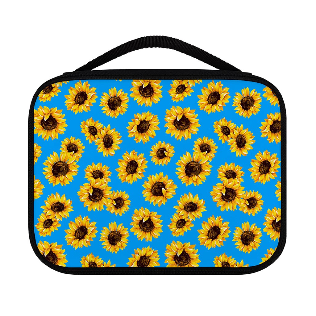 Blue Sunflower Pattern Print Classic Bible Case
