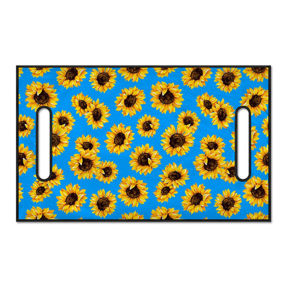 Blue Sunflower Pattern Print Golf Cart Seat Cover
