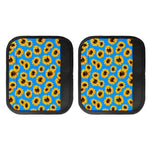 Blue Sunflower Pattern Print Handle Covers