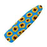 Blue Sunflower Pattern Print Ironing Board Cover