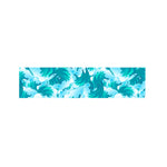 Blue Surfing Wave Pattern Print Bed Runner