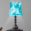 Blue Surfing Wave Pattern Print Bell Lamp Shade