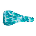 Blue Surfing Wave Pattern Print Bicycle Seat Cover