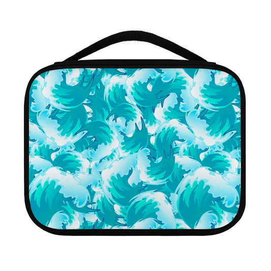 Blue Surfing Wave Pattern Print Classic Bible Case