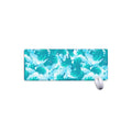 Blue Surfing Wave Pattern Print Extended Mouse Pad