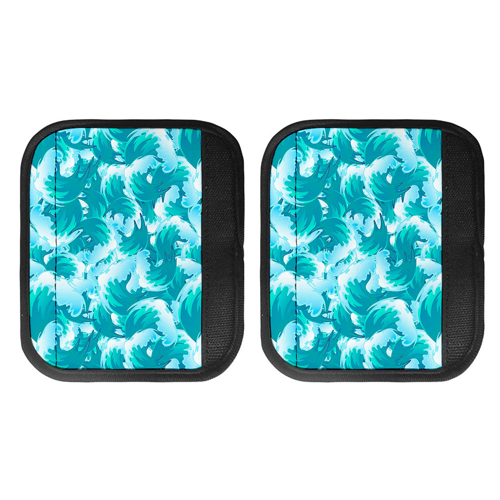 Blue Surfing Wave Pattern Print Handle Covers