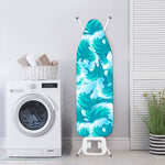Blue Surfing Wave Pattern Print Ironing Board Cover