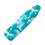 Blue Surfing Wave Pattern Print Ironing Board Cover