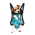Blue Surfing Wave Pattern Print Pet Carrier Backpack