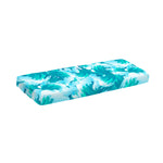 Blue Surfing Wave Pattern Print Piano Keyboard Cover