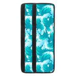 Blue Surfing Wave Pattern Print Refrigerator Handle Covers