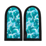 Blue Surfing Wave Pattern Print Skillet Handle Cover