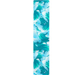 Blue Surfing Wave Pattern Print Table Runner