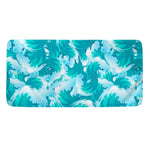 Blue Surfing Wave Pattern Print Towel