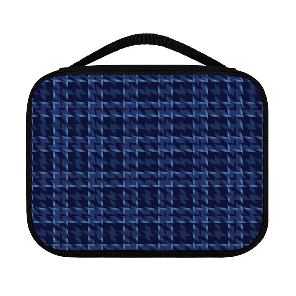 Blue Tartan Pattern Print Classic Bible Case