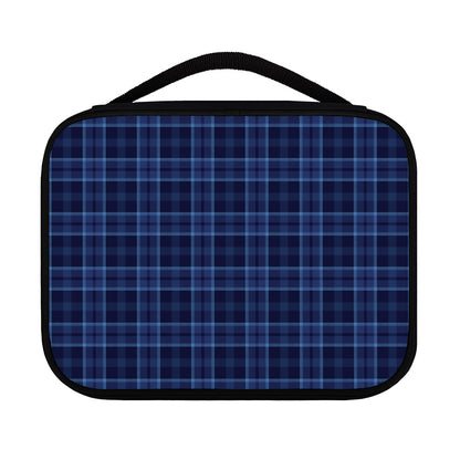 Blue Tartan Pattern Print Classic Bible Case