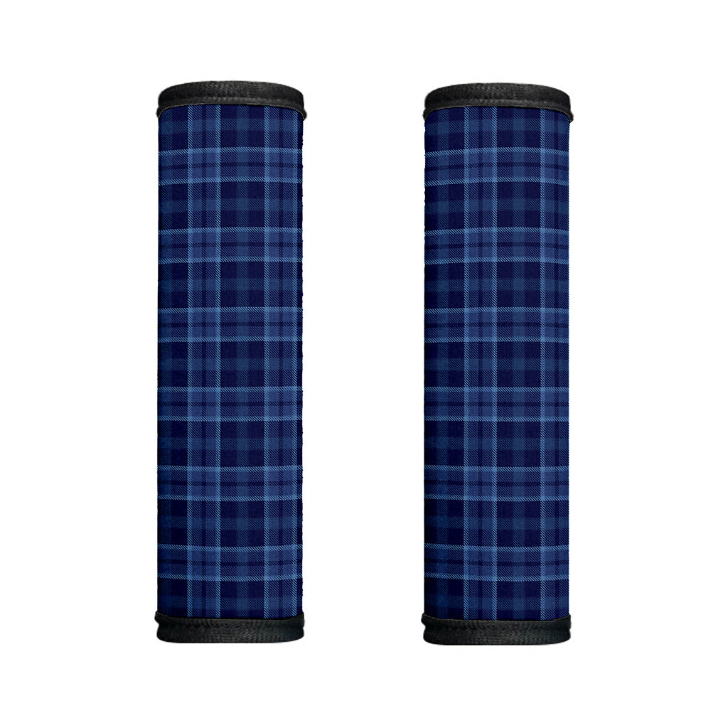 Blue Tartan Pattern Print Handle Covers