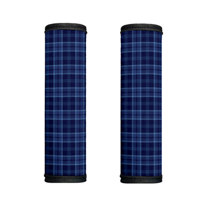 Blue Tartan Pattern Print Handle Covers