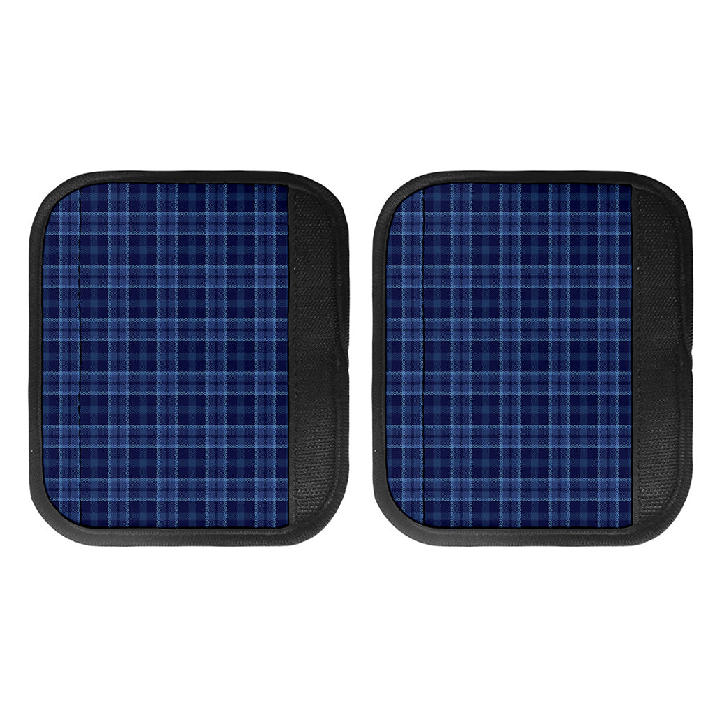 Blue Tartan Pattern Print Handle Covers