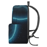 Blue Taurus Zodiac Sign Print Backpack