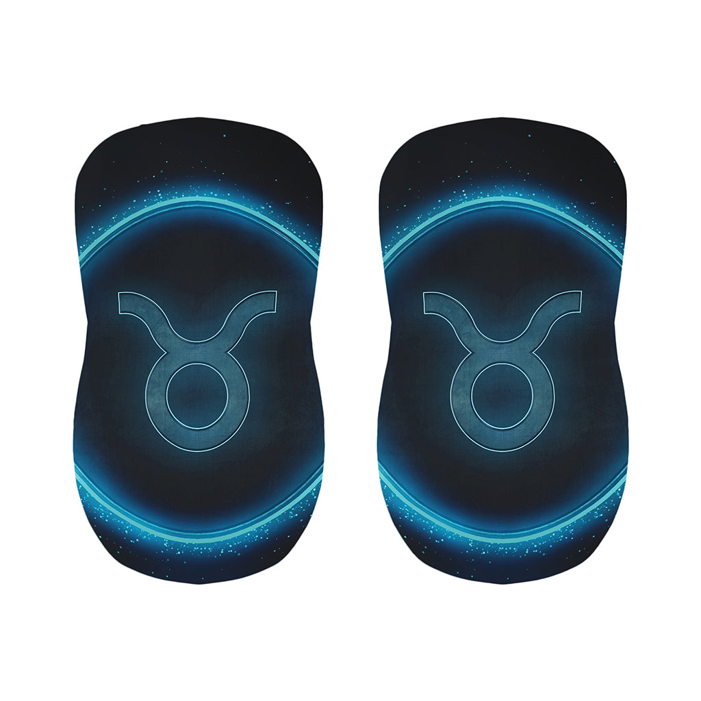 Blue Taurus Zodiac Sign Print Bar Stool Covers