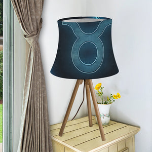 Blue Taurus Zodiac Sign Print Bell Lamp Shade