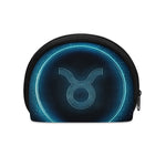 Blue Taurus Zodiac Sign Print Coin Purse