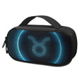Blue Taurus Zodiac Sign Print Portable Cooler Travel Case