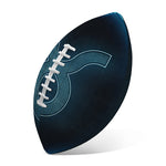 Blue Taurus Zodiac Sign Print Rugby Ball