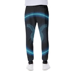 Blue Taurus Zodiac Sign Print Scuba Joggers