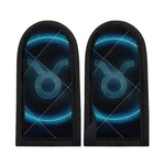 Blue Taurus Zodiac Sign Print Skillet Handle Cover