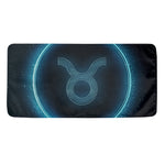 Blue Taurus Zodiac Sign Print Towel
