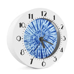 Blue Tie Dye Print Alarm Clock