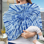 Blue Tie Dye Print Baby Seat Cover