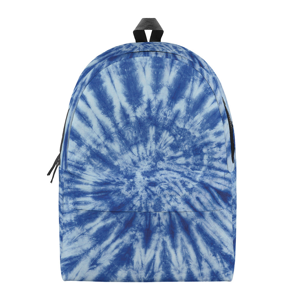Blue Tie Dye Print Backpack